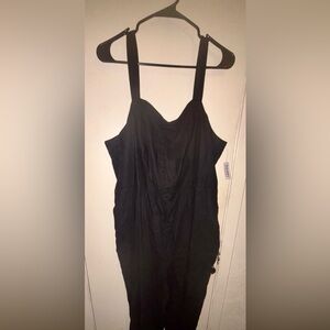 🆕 Old Navy Black Sleeveless Jumpsuit | 2X | NWT